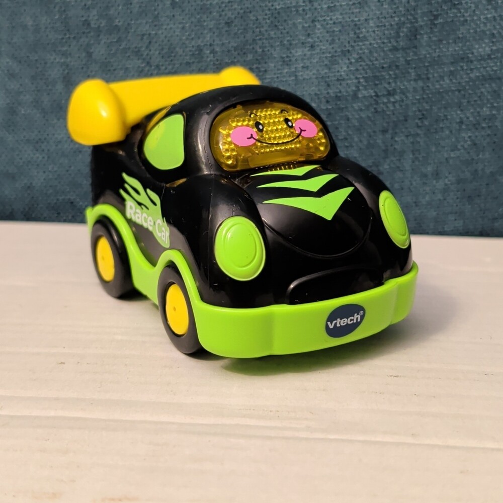 VTech Go! Go! Smart Wheels Race Car | Black & Green | Lights & Sounds SmartPoint - Picture 9 of 16